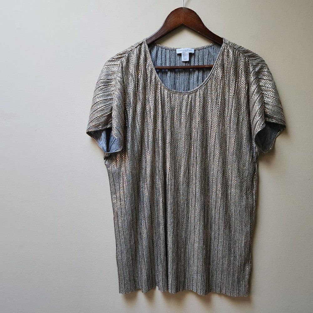 Carolina Belle gold vintage blouse
